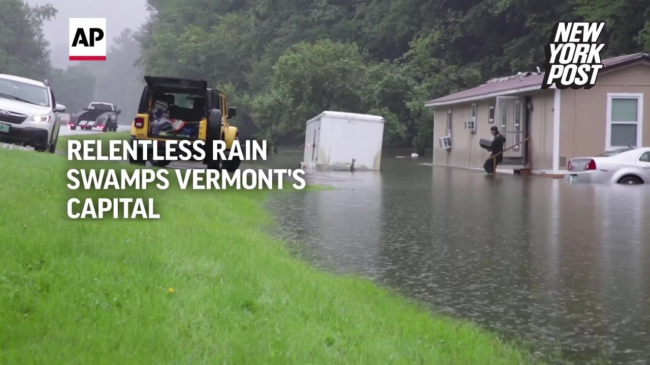 Torrential rain hits Vermont's capital