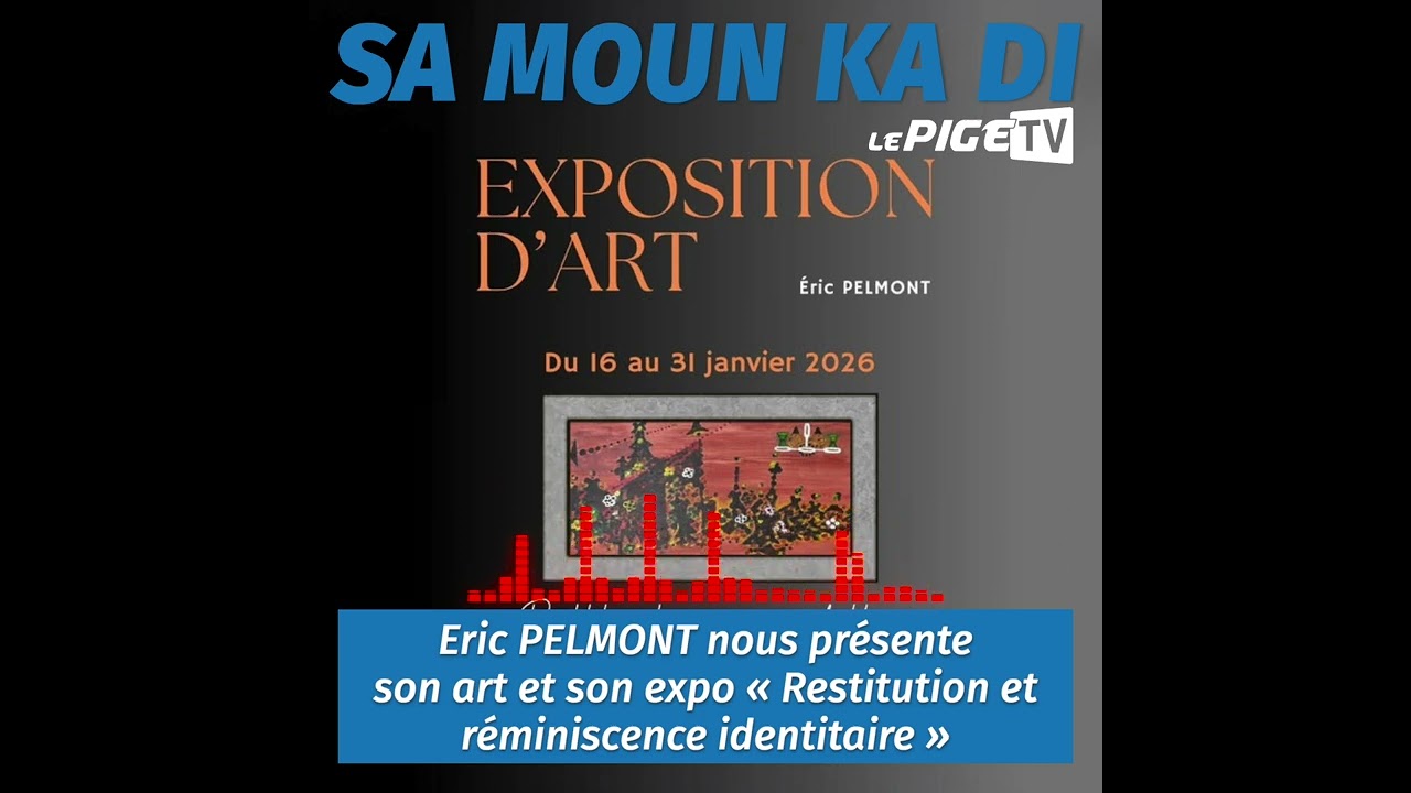 Eric PELMONT nous présente son art et son expo « Restitution et réminiscence identitaire »