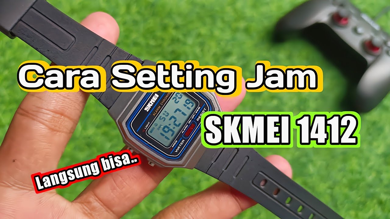 Cara Setting Jam Tangan SKMEI 1412 Mudah Langsung Bisa