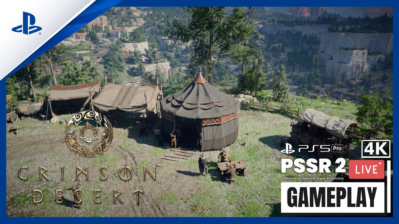 CRIMSON DESERT - Greymane Camp - PS5 Pro 4k