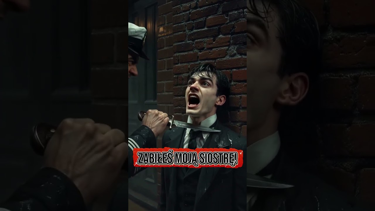 Brat Sybil łapie Doriana w ciemnej uliczce... chce go zabić!
