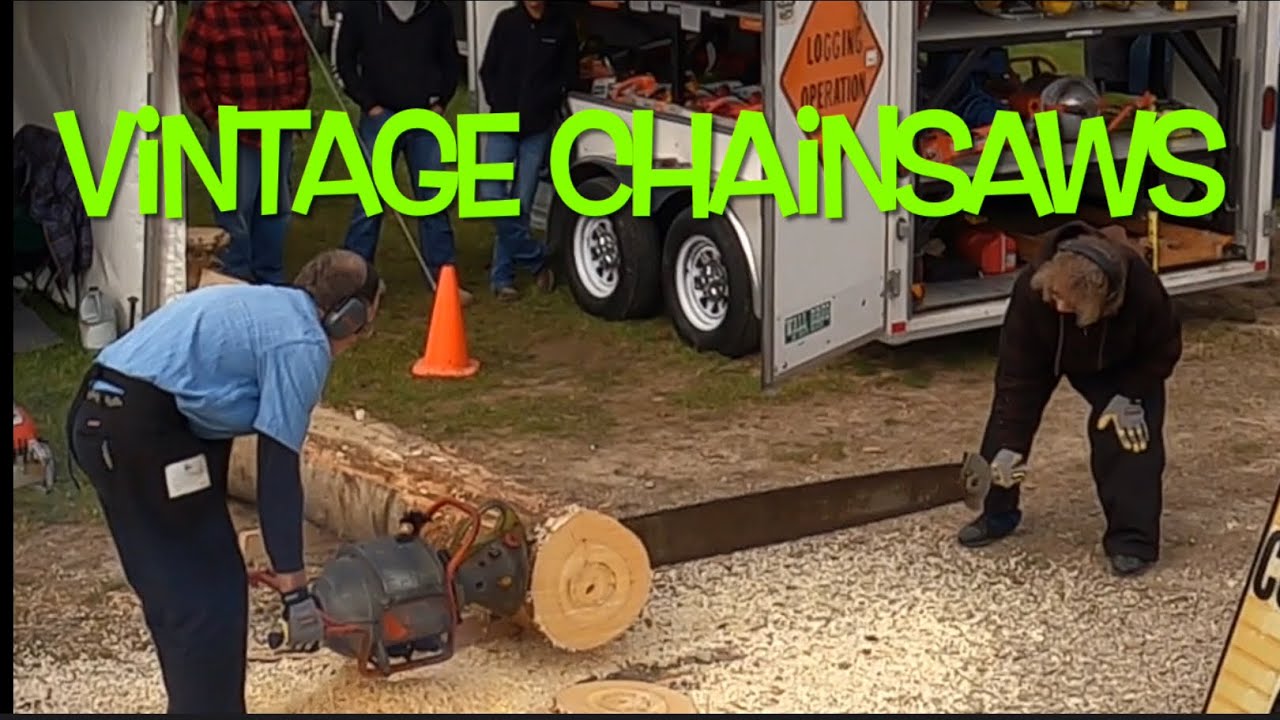 Antique Vintage Chainsaws At the 2022 Paul Bunyan Show #chainsaw #antiquechainsaw #vintagechainsaw