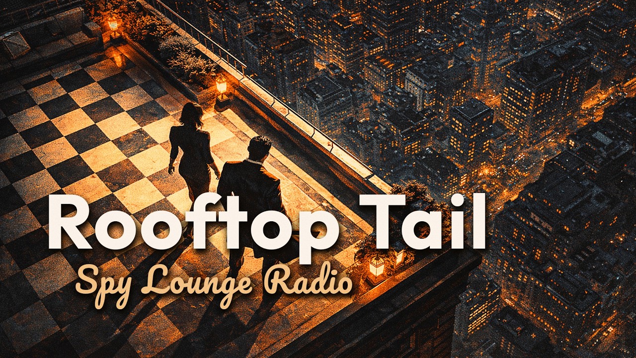 ROOFTOP TAIL — 60s Spy Jazz Noir • Late-Night Focus &  Concentration Music