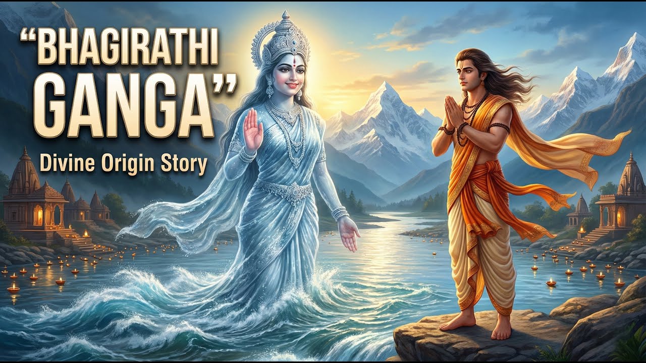 देखिए मां गंगा की उत्पत्ति कैसे हुई I भागीरथ को दिया वरदान l Bhagirath & Maa Ganga – Mokshadayini