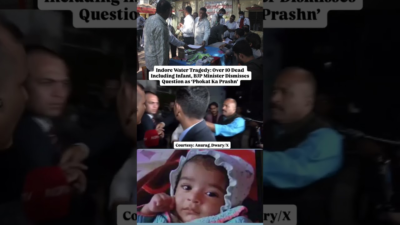 Reporter Confronts Arrogant BJP Minister Over Indore Water Deaths, Minister Loses His Cool