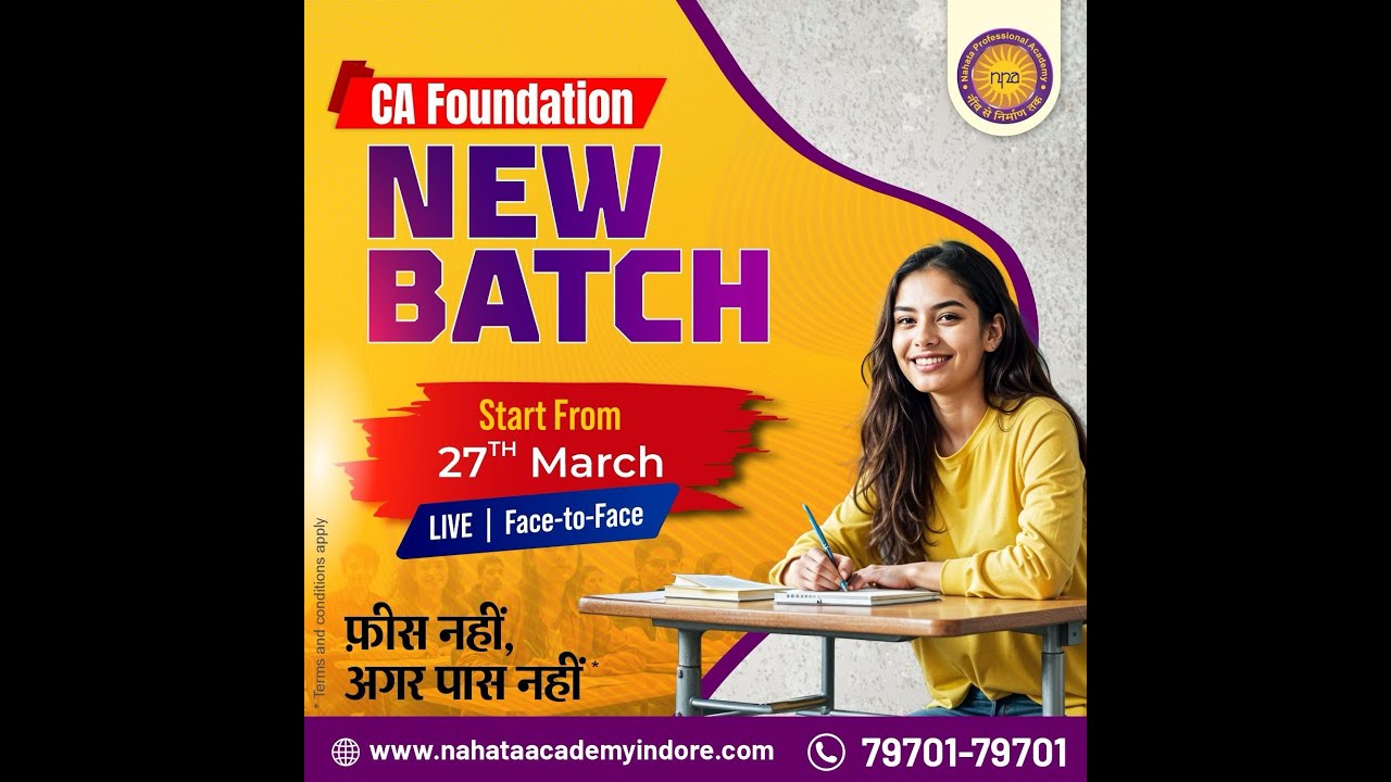 2025-03-27 CA Foundation Day-1 BY Nahata Professional Academy