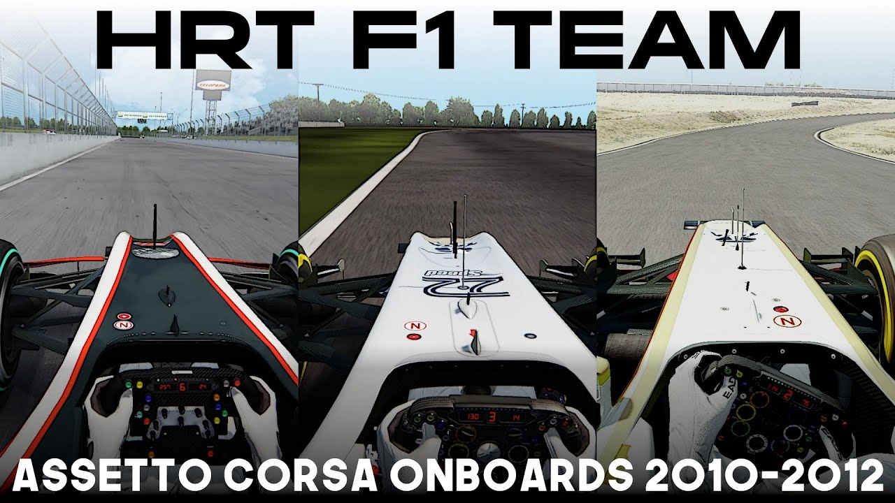 HRT F1 Team | Assetto Corsa Evolution | 2010-2012 OnBoards