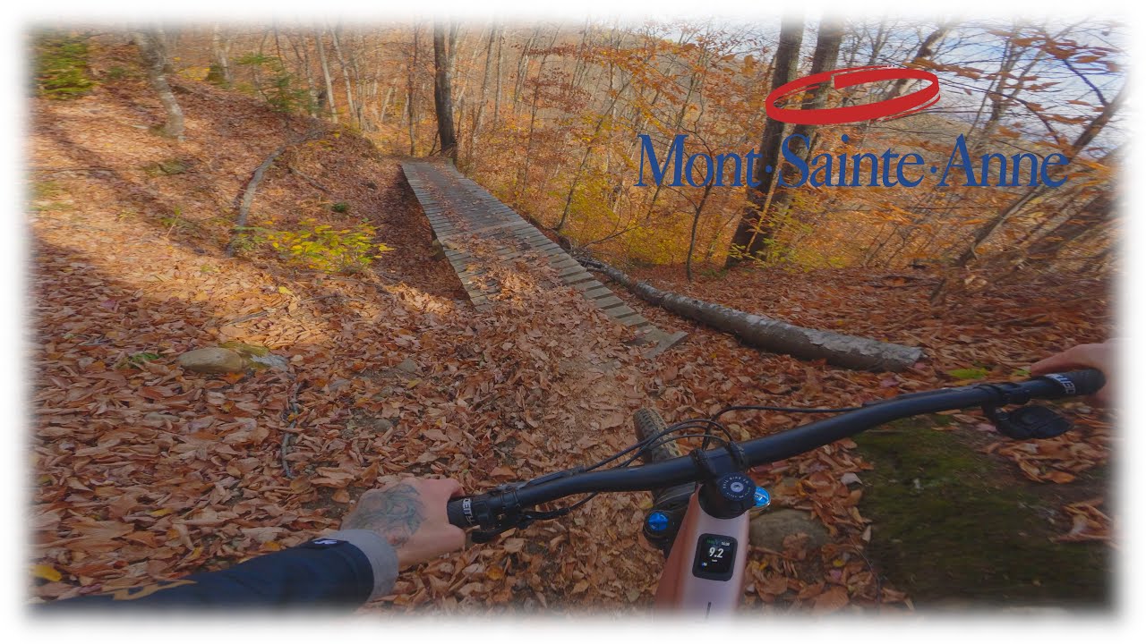 On shred le secteur enduro au peak de l'automne!