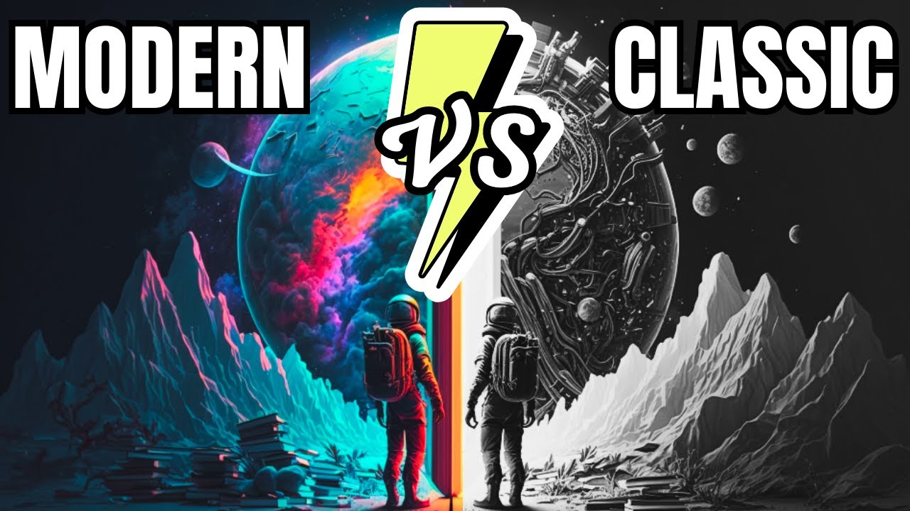 Modern vs Classic Science Fiction Books