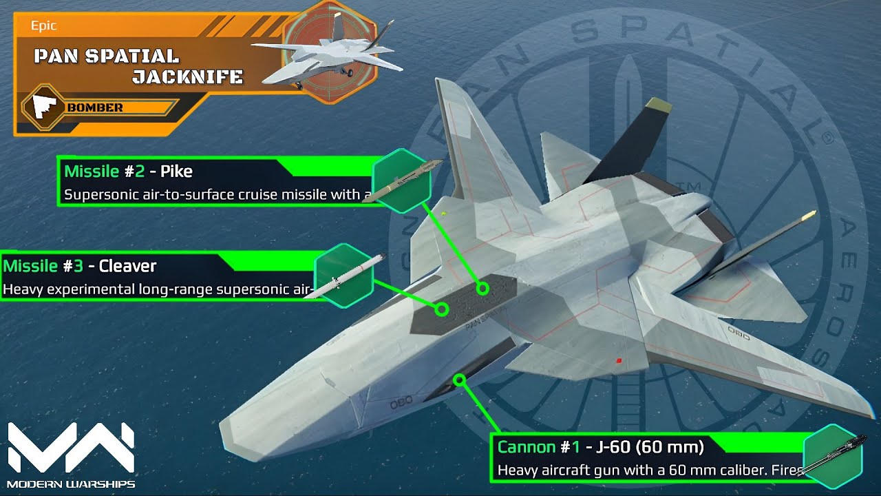 July VIP Battlepass Bomber ! Pan Spatial Jacknife Overview! Worth It? | Modern Warships Alpha Test