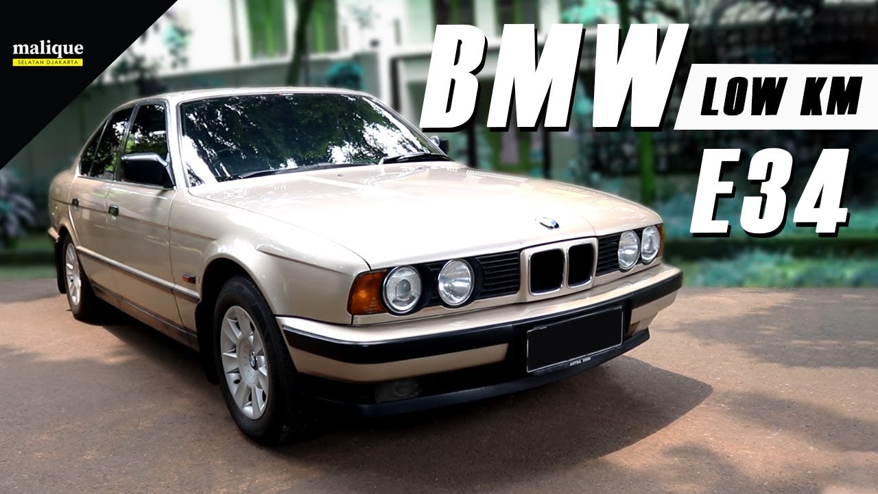 JARANG ADA!!! BMW 520i E34 LOW KM ISTIMEWA TAHUN 1990  | REVIEW INDONESIA
