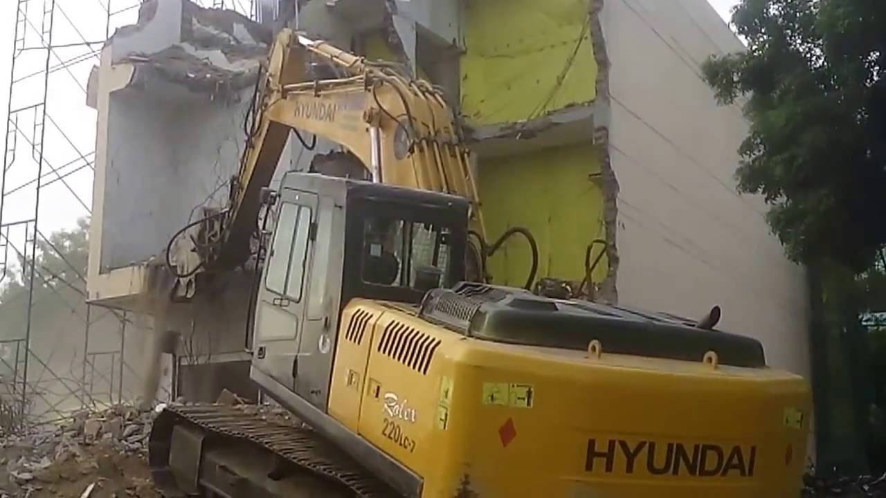 Ganmar Poclain Cutter/Jaw crusher building Demolition work without vibration-silent demolishing work