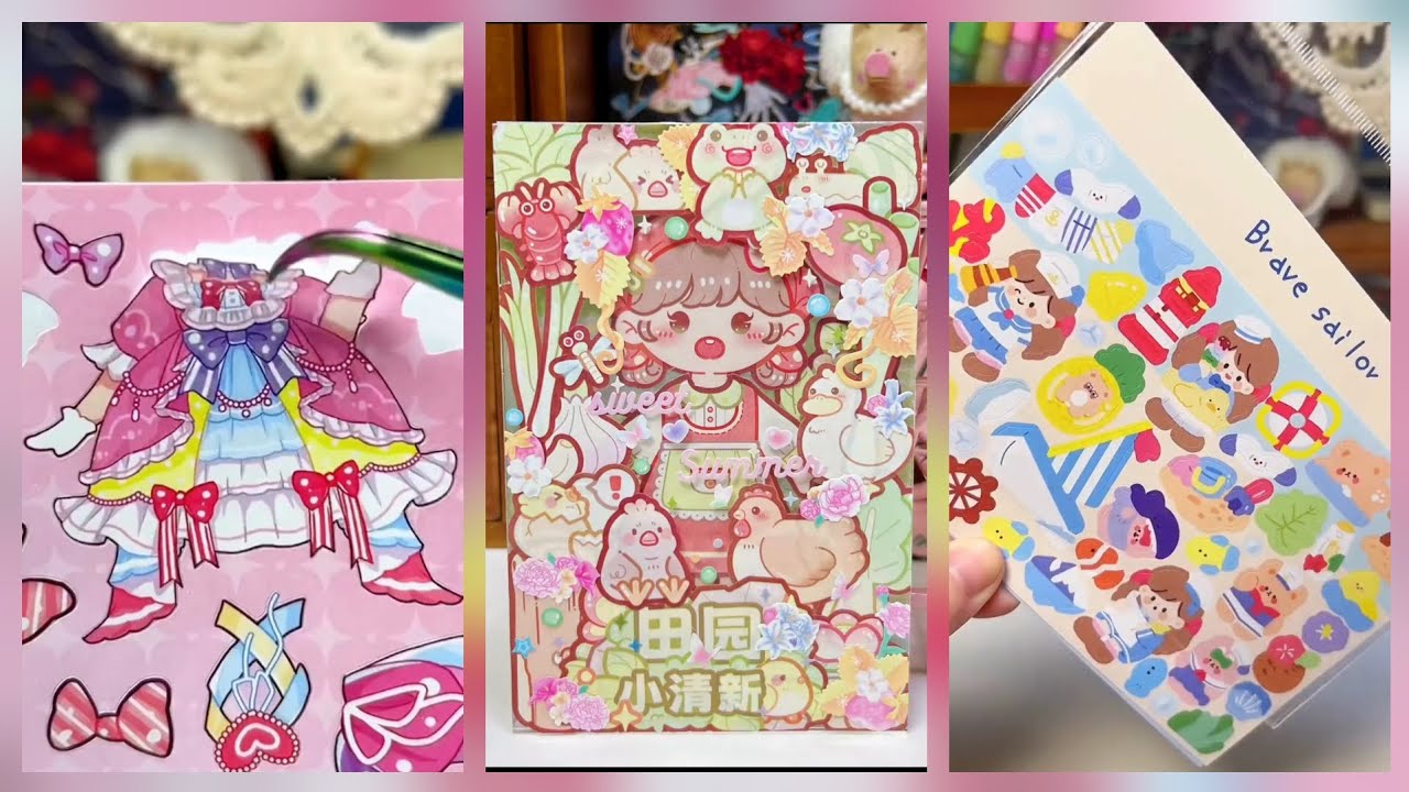 Journal Ideas with Kawaii Stickers Journal Decoration | ASMR & Relaxing | Journal With Me