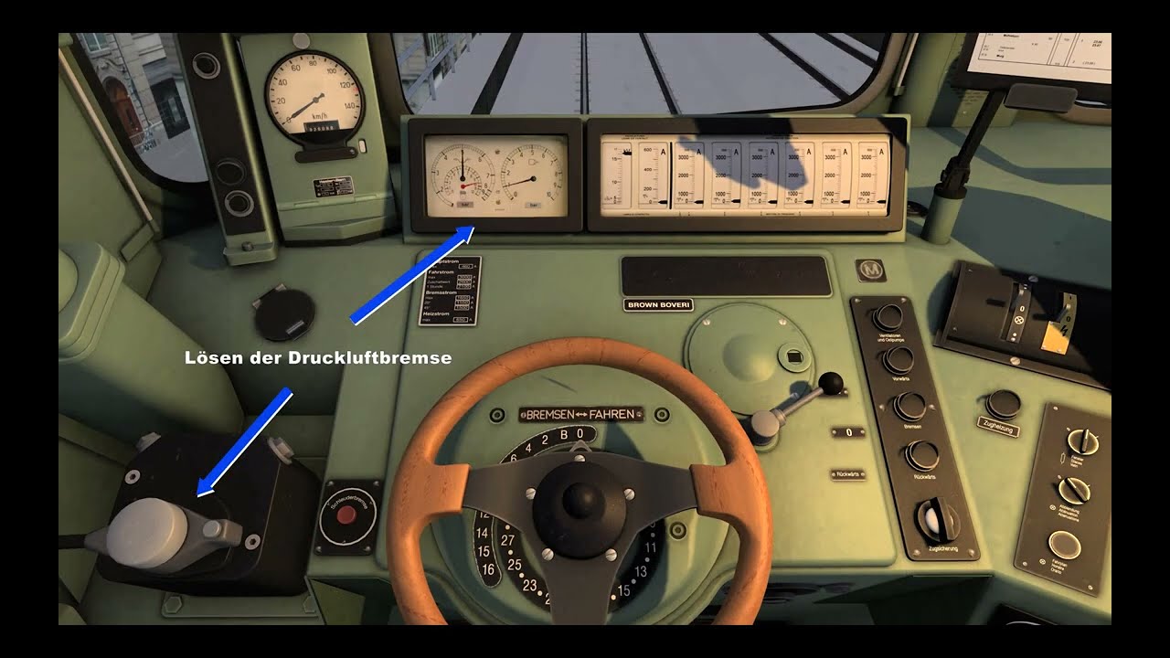 Zugsimulator - Führen eines Militärzuges mit 2 Ae 6/6 von Zürich nach Hendschikon