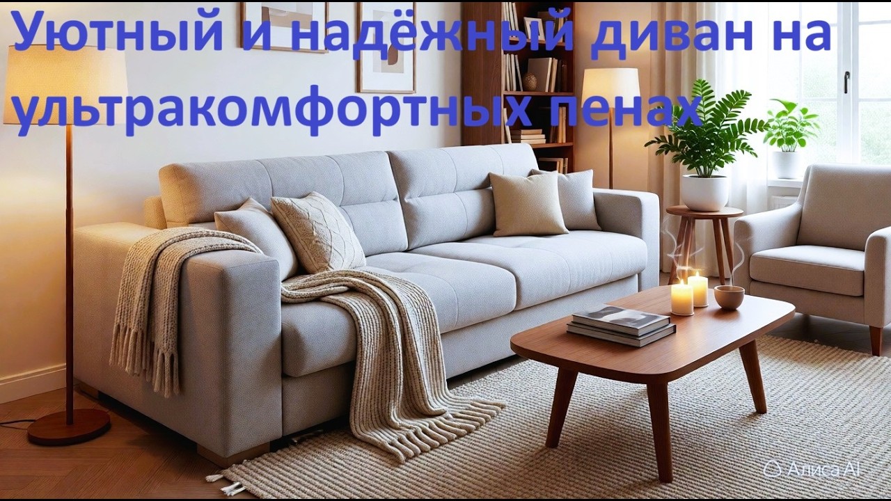 Диван по настоящим стандартам на Латексо-подобных пенах 50-й плотности.