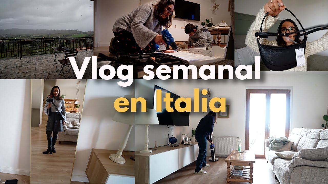 Armamos un MUEBLE | Compras por internet sale mal 😢| Mucha lluvia en Italia 🇮🇹