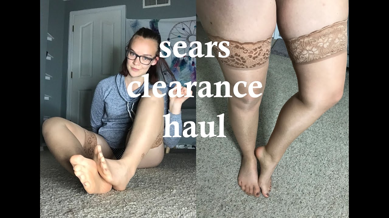 Sears clearance hosiery haul