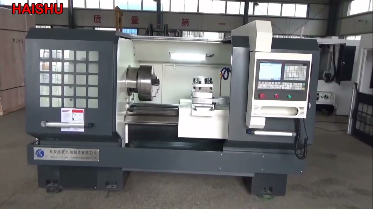 Big Spindle Hole CNC Lathe CK6150 #cnclathe #metalcnclathe