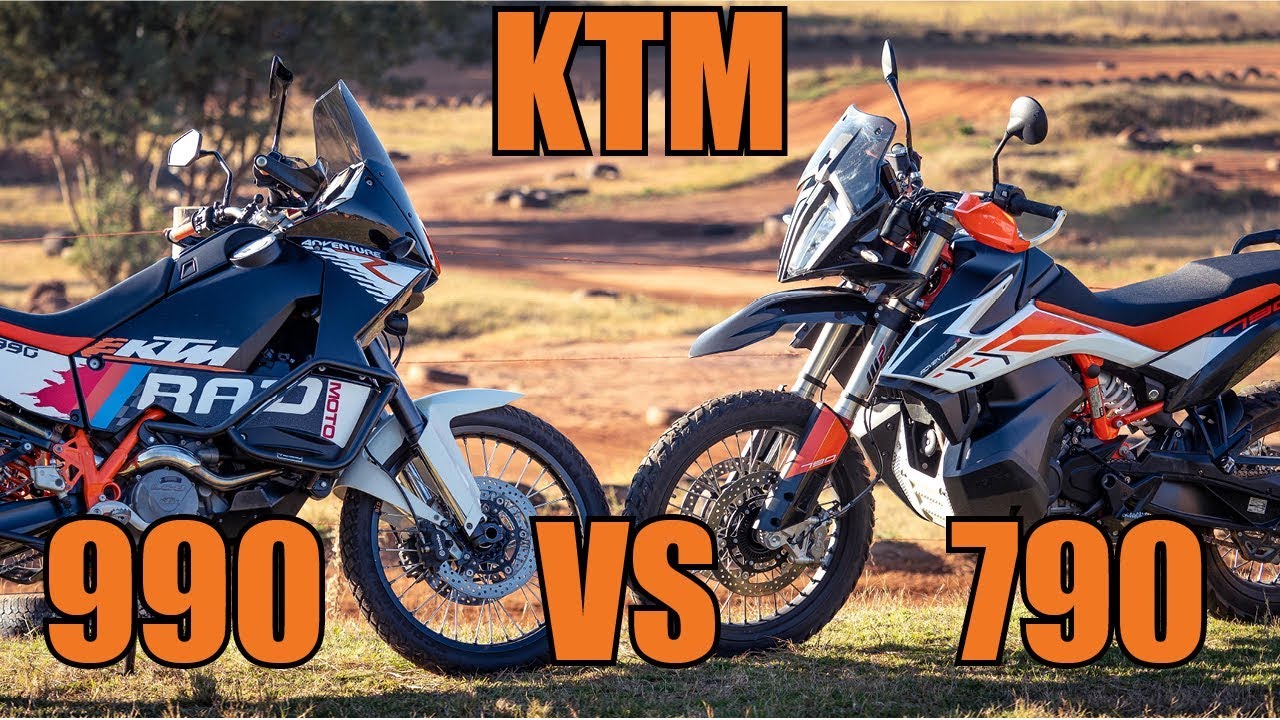 KTM 990 Adventure vs 790 Adventure