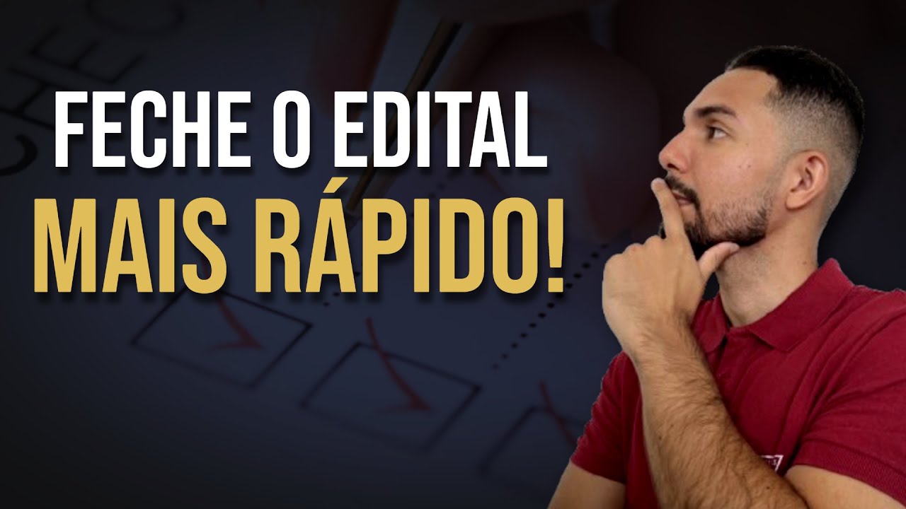 TJ-CE: O M&Eacute;TODO para FECHAR O EDITAL mais R&Aacute;PIDO