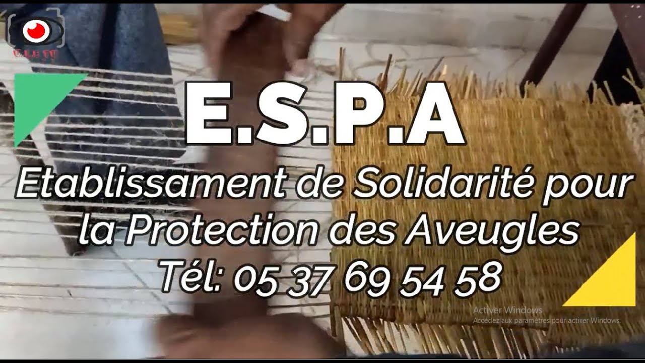 منتوجات يدوية تقليدية رائعة لحرفيين مكفوفين: مؤسسة التضامن لرعاية المكفوفين تستحق كل الدعم و التشجيع