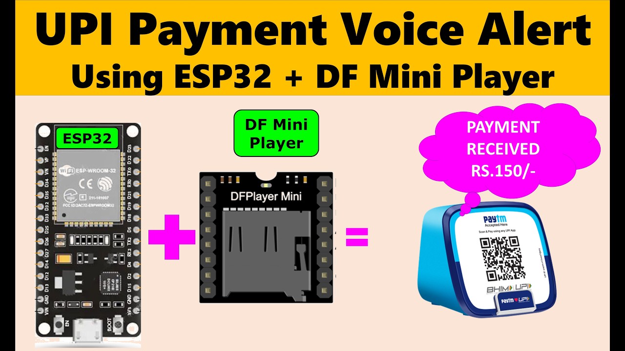 ESP32 Payment Box with DFPlayer Mini | Voice Notification Using SD Card | DFPlayer Mini Audio