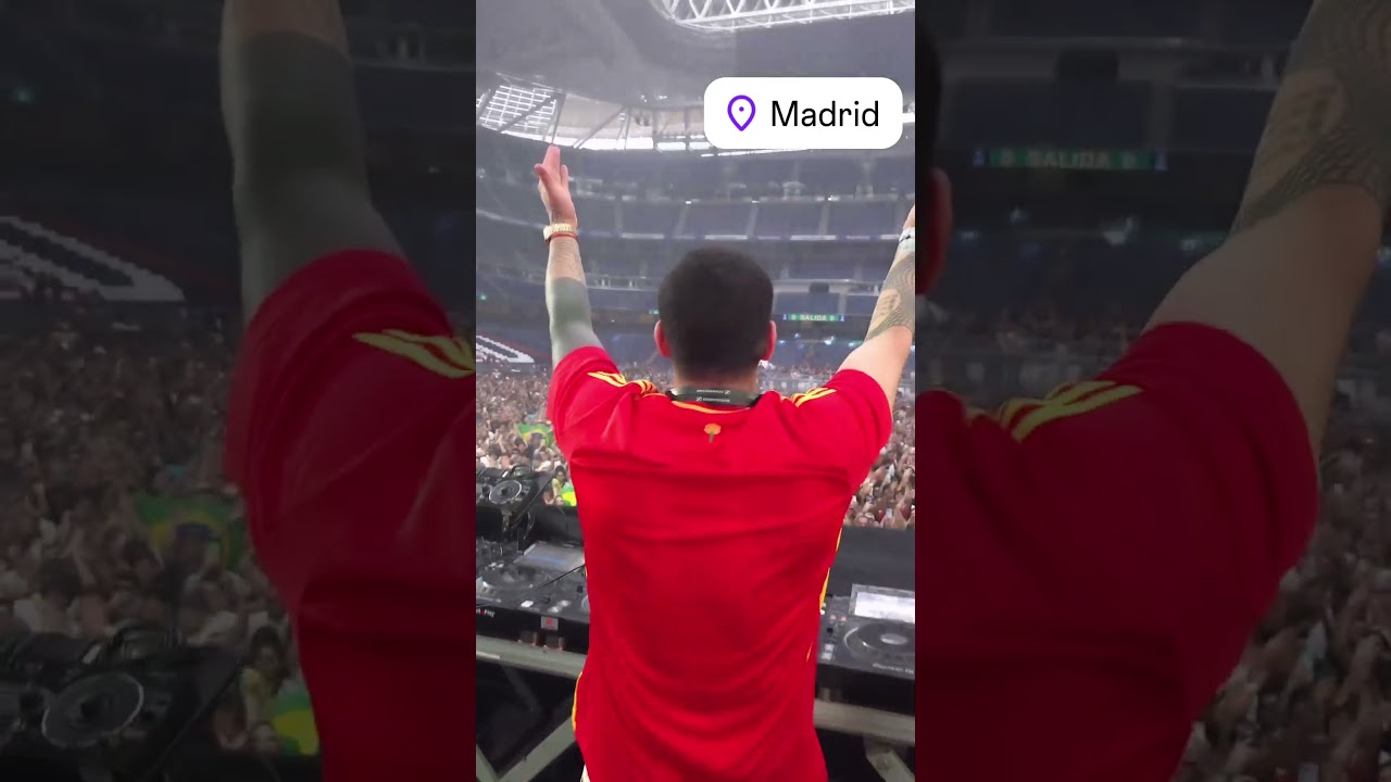 Vintage Culture in Santiago Bernab&eacute;u Stadium, Madrid #dj #music #madrid