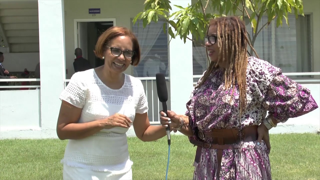 Margaret Prescod Interviews Mildred Aristide at UNIFA Graduation in Haiti