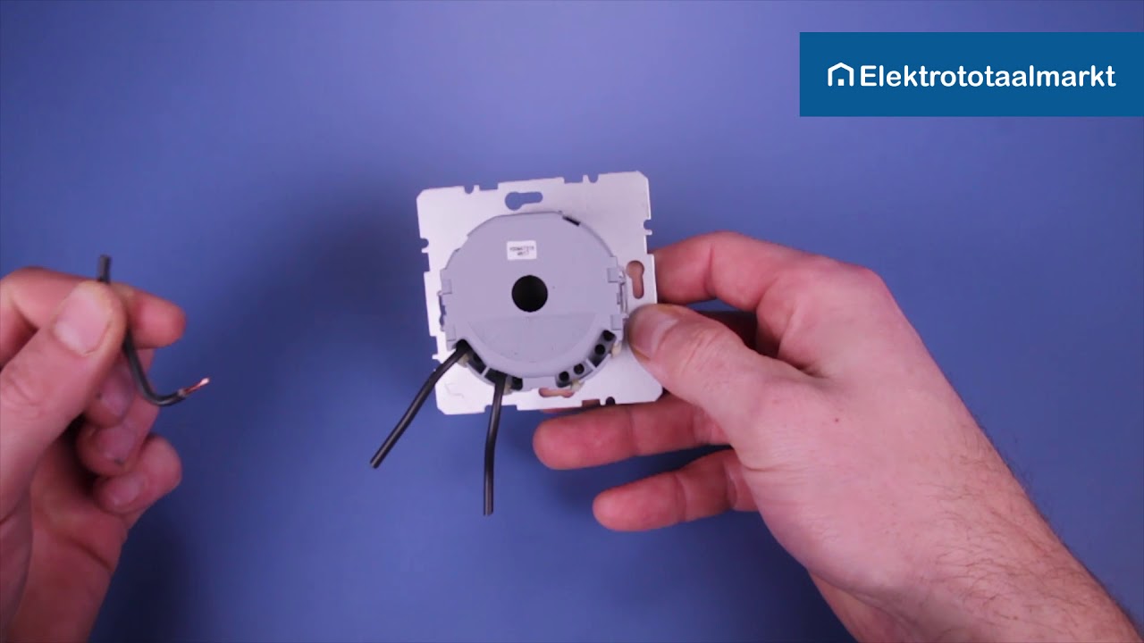 Hager Berker dimmer 2873 in wisselschakeling aansluiten - Elektrototaalmarkt.nl