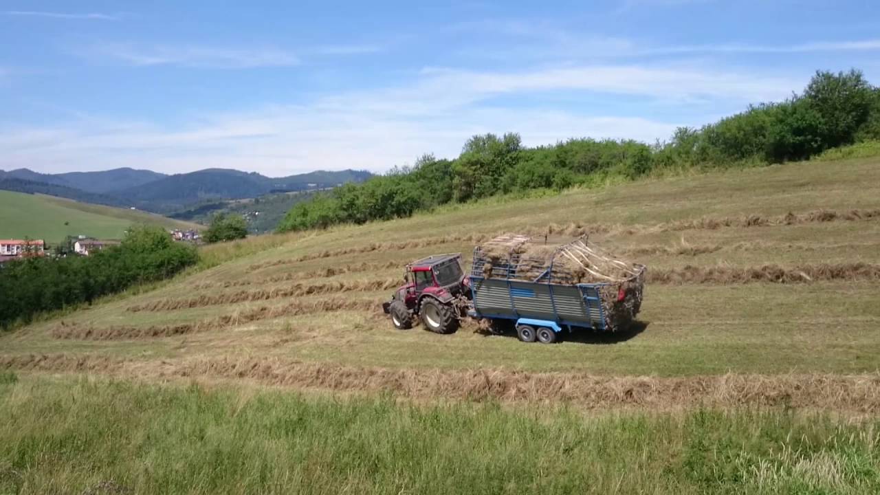 Valtra T190 - Zber sena (Podolínec)