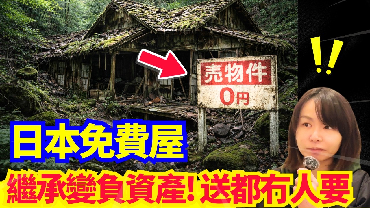 【日本資訊🚨】日本為什麼會出現 0円房屋? 點解無人肯接手? 父母遺產可能變負資產? CC中文字幕 #廣東話