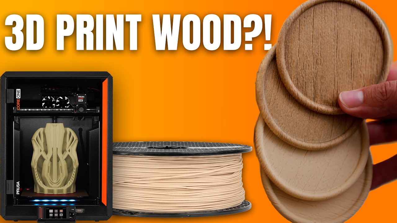 How to 3d Print Real Wood! | Prusa's Woodfill filament. Filaminute - Ep.2