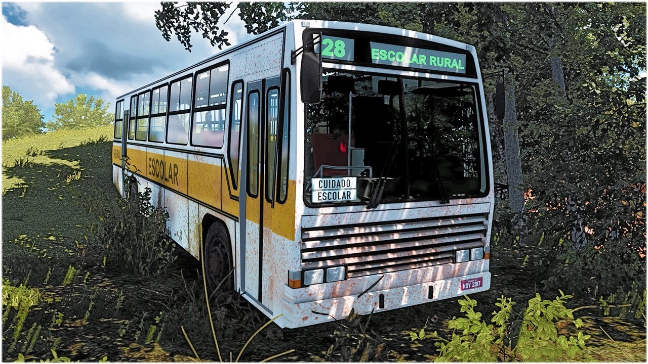 RESGATEI um ÔNIBUS ESCOLAR ABANDONADO - EURO TRUCK SIMULATOR 2
