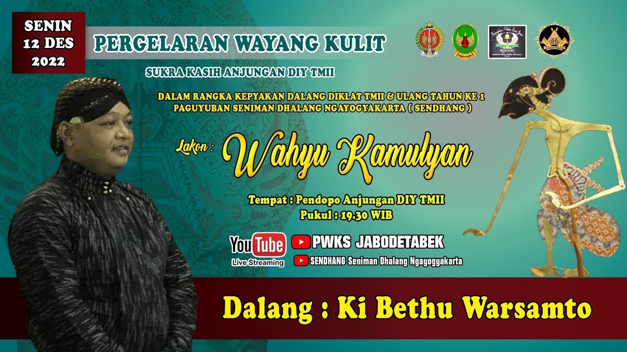 🔴 Gelar Wayang Kulit Dalang KI BETHU WARSAMTO | Lakon Wahyu Kamulyan