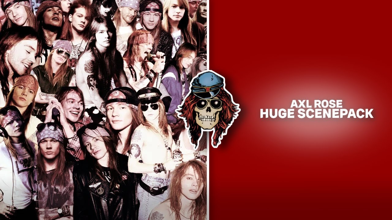 AXL ROSE '80s - '90s Clips || HUGE SCENEPACK ||