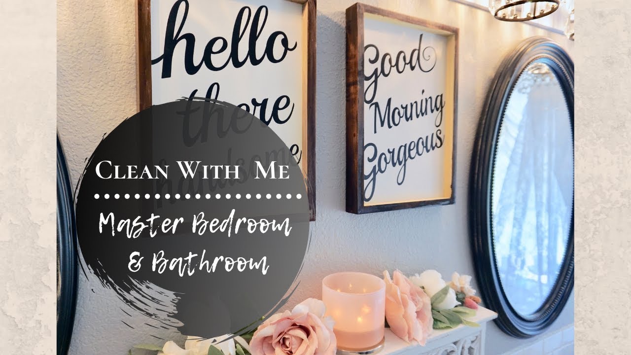 CLEAN WITH ME | MASTER BEDROOM & BATHROOM | ULTIMATE CLEANING MOTIVATION