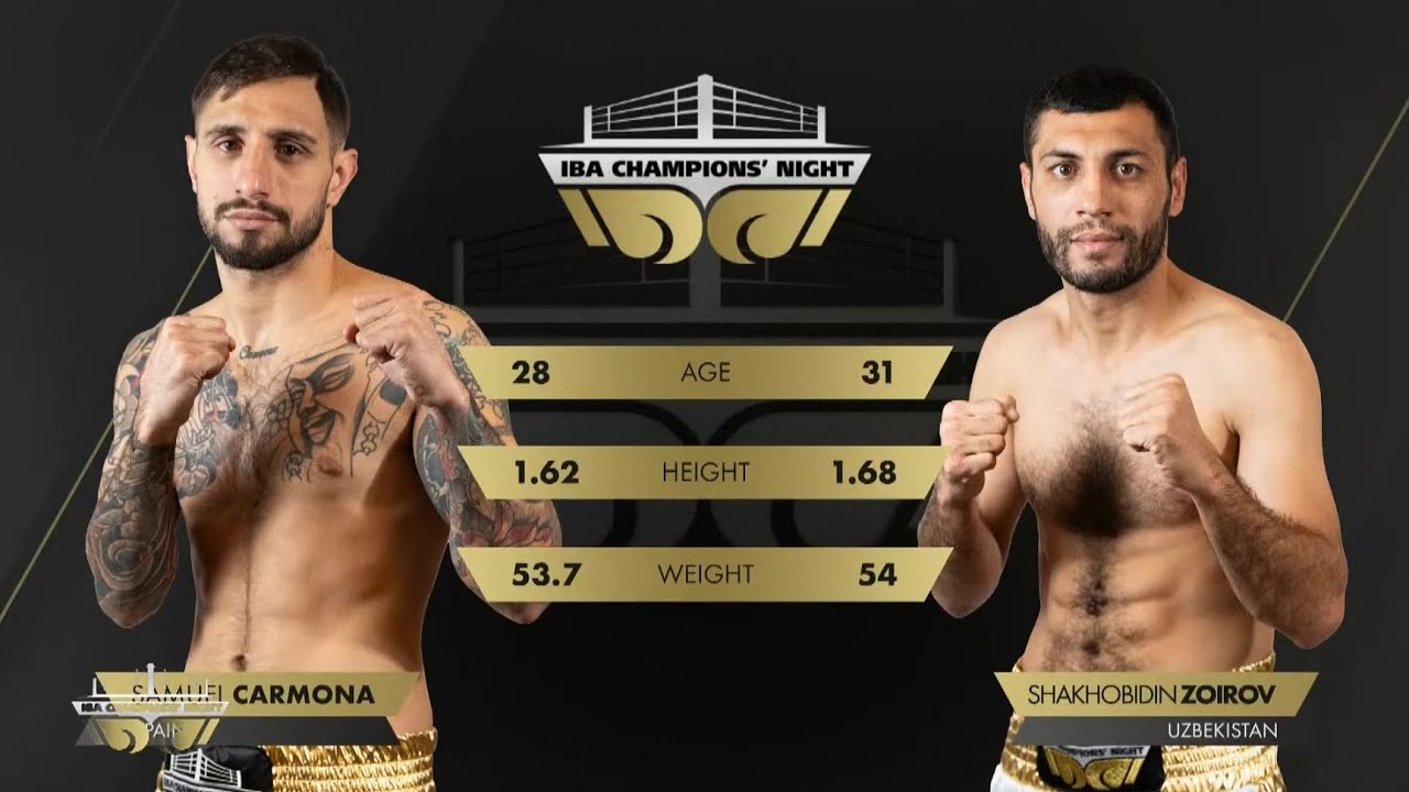 54kg ZOIROV Shakhobidin (UZB) vs CARMONA Samuel (ESP) | IBA Champions’ Night | October 19, 2024