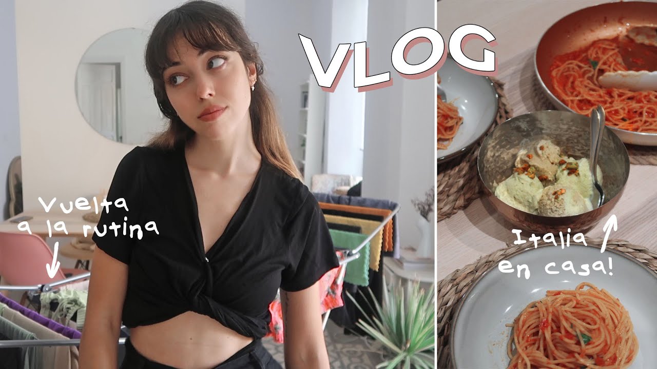 VLOG l vuelta a casa, haciendo gelato italiano (con y sin azúcar) y actualizaciones!