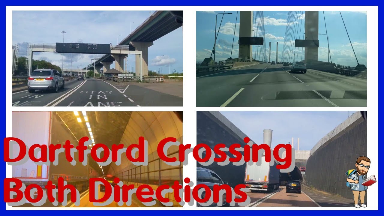 Drive Along - The Missing Gap In The M25 - The Dartford Crossing - QE2 Bridge & Tunnel