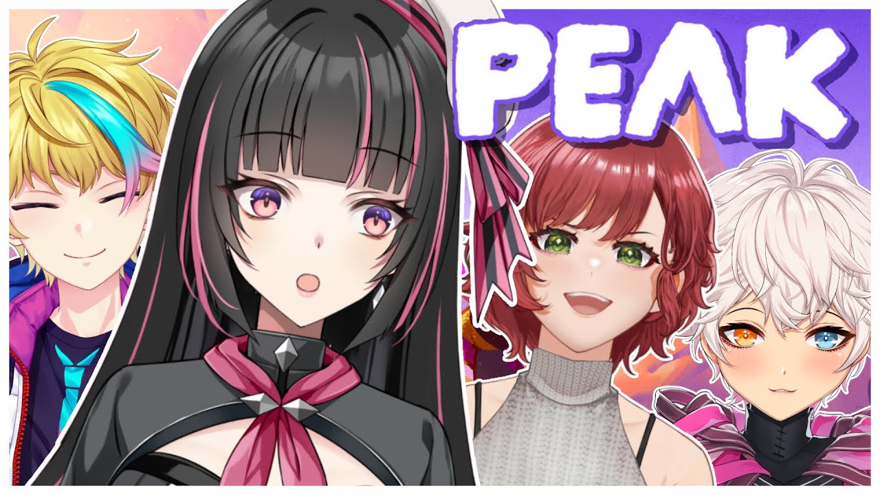 PEAK COLLAB WITH FRIENDS (i dont know what this game is)