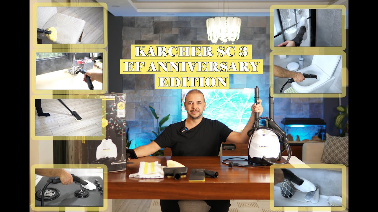 Karcher SC3 Anniversary inceleme ve buharlı temizlik.. SC4 Almaya değer mi? Kirlerde etkili mi?