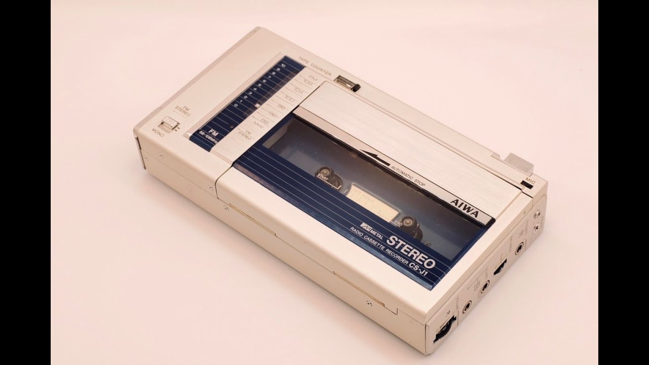 機械感濃厚的經典卡帶隨身聽 AIWA CS-J1 [Cassette Boy]