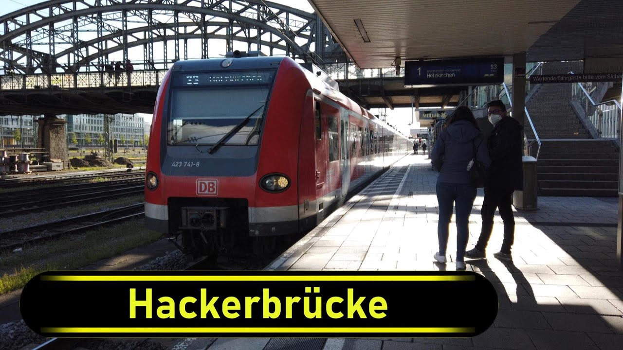 S-Bahn Station Hackerbr&uuml;cke - Munich 🇩🇪 - Walkthrough 🚶