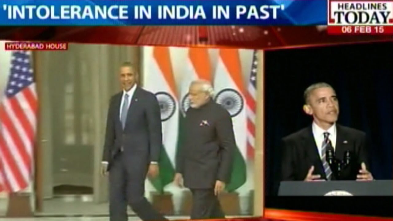 Religious intolerance in India would shock Gandhi: Barack Obama