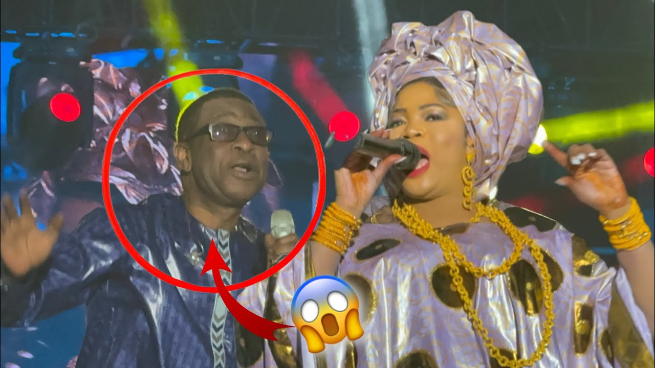 Oh la belle voix de faty kouyaté excite Youssou Ndour sur scène au Grand bal a mbour
