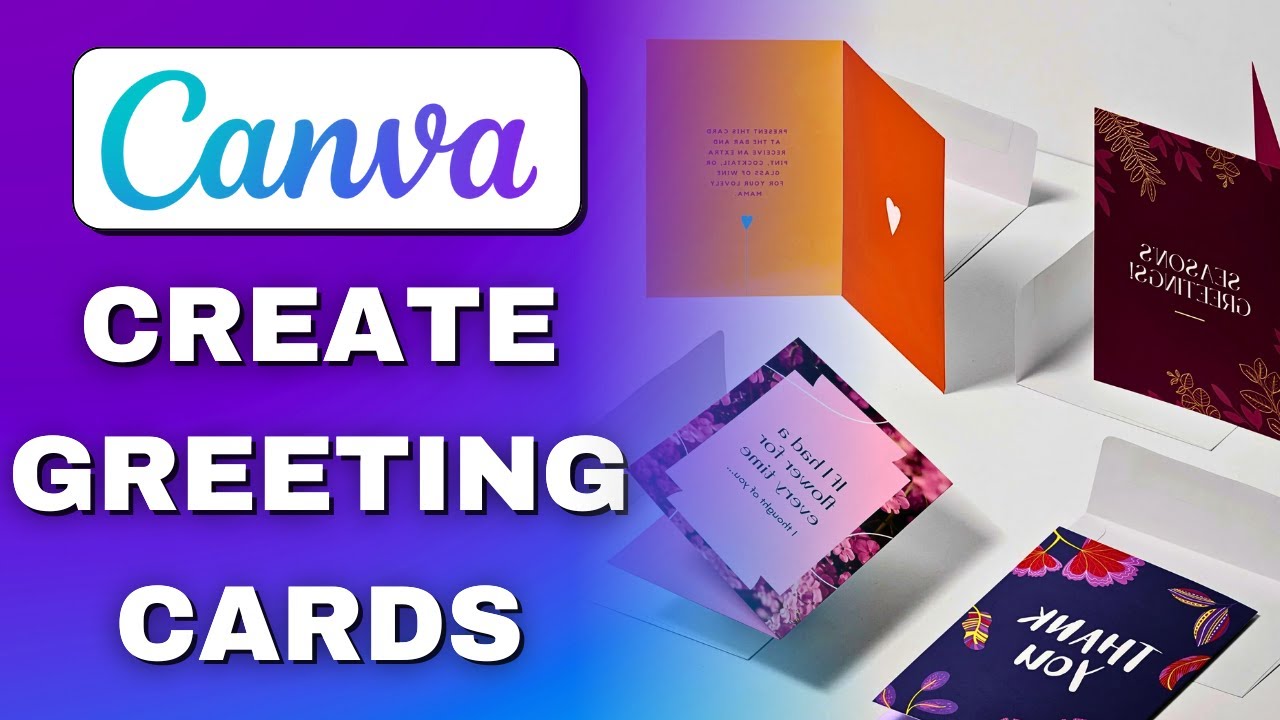 Как создавать поздравительные открытки в Canva — Учебное пособие по Canva для начинающих 2025