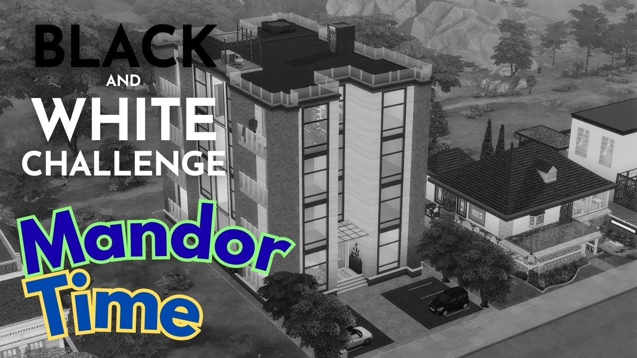 Jurus Menyusahkan Diri, Mandor Black & White Challenge | #thesims4 #ts4 #thesims4indonesia