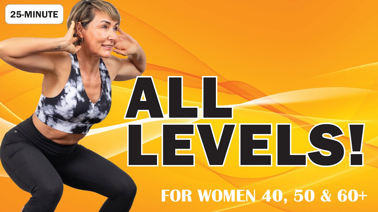 HIIT Cardio Workout for Home, No Equipment for Women Over 40