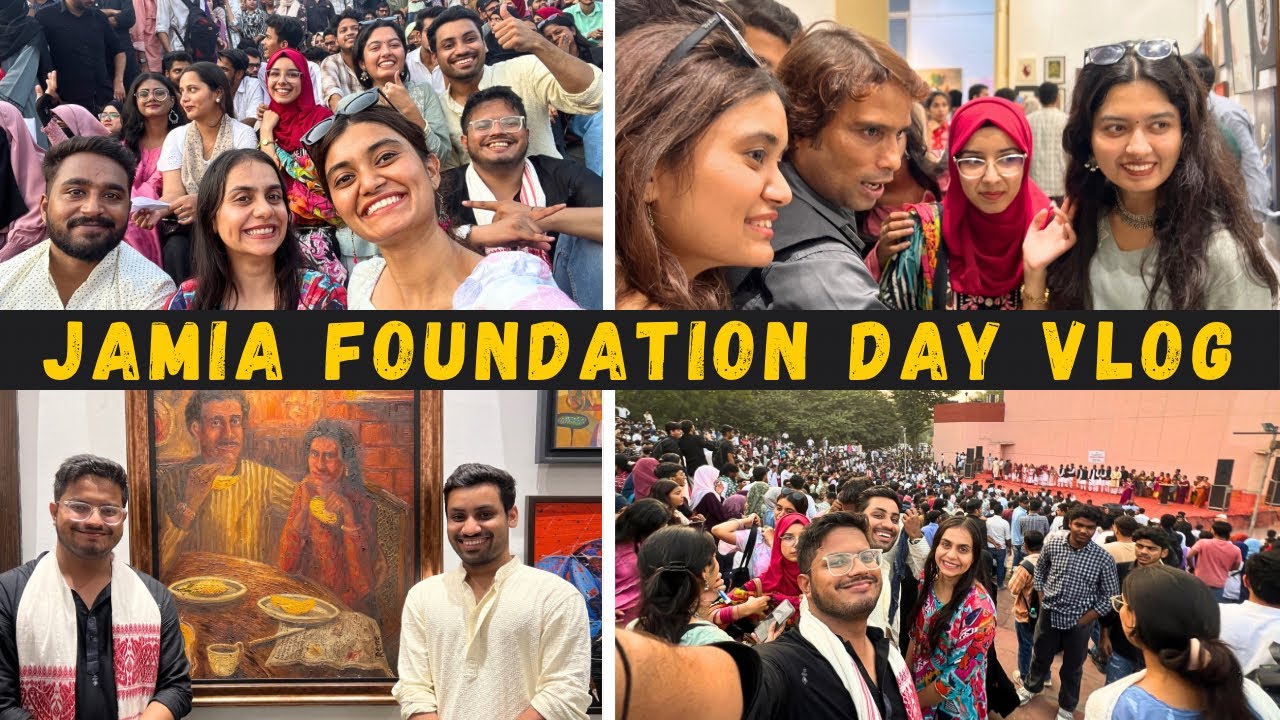 104th Foundation Day Celebration of Jamia Millia Islamia | Full Vlog | JMI Vlogs