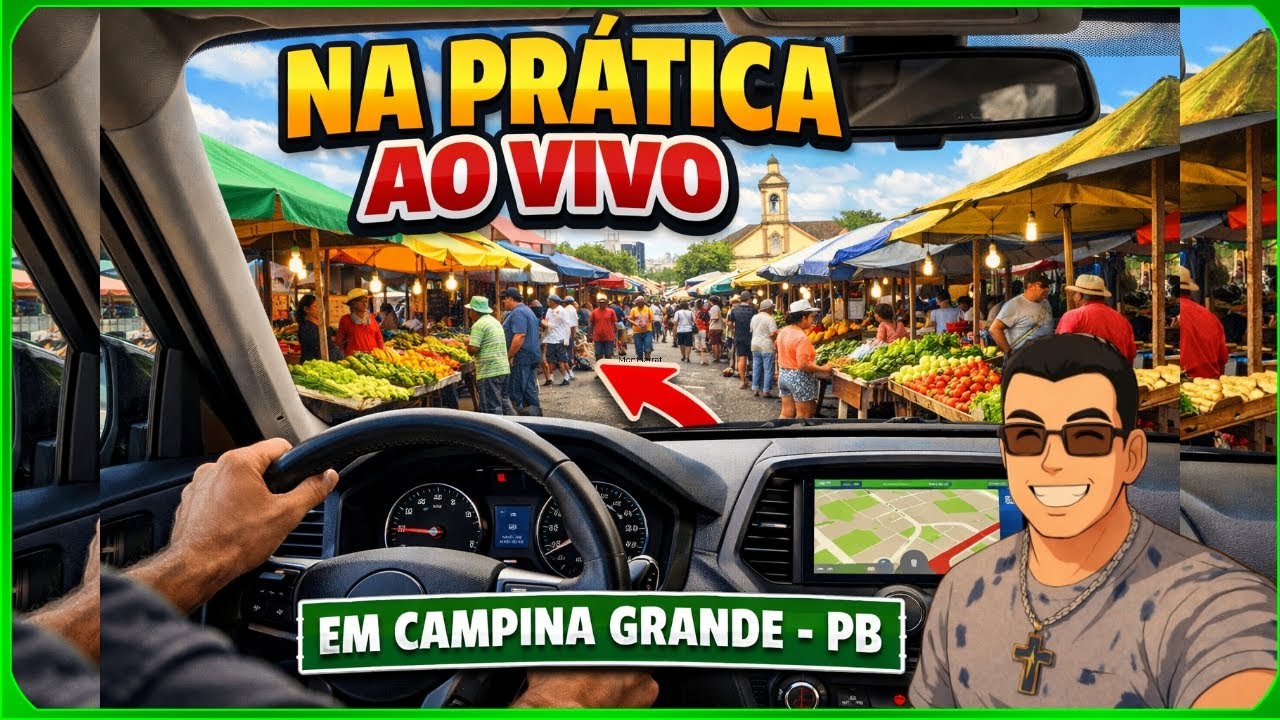 AO VIVO IRL 📢 SÁBADO NA UBER EM CAMPINA GRANDE PB